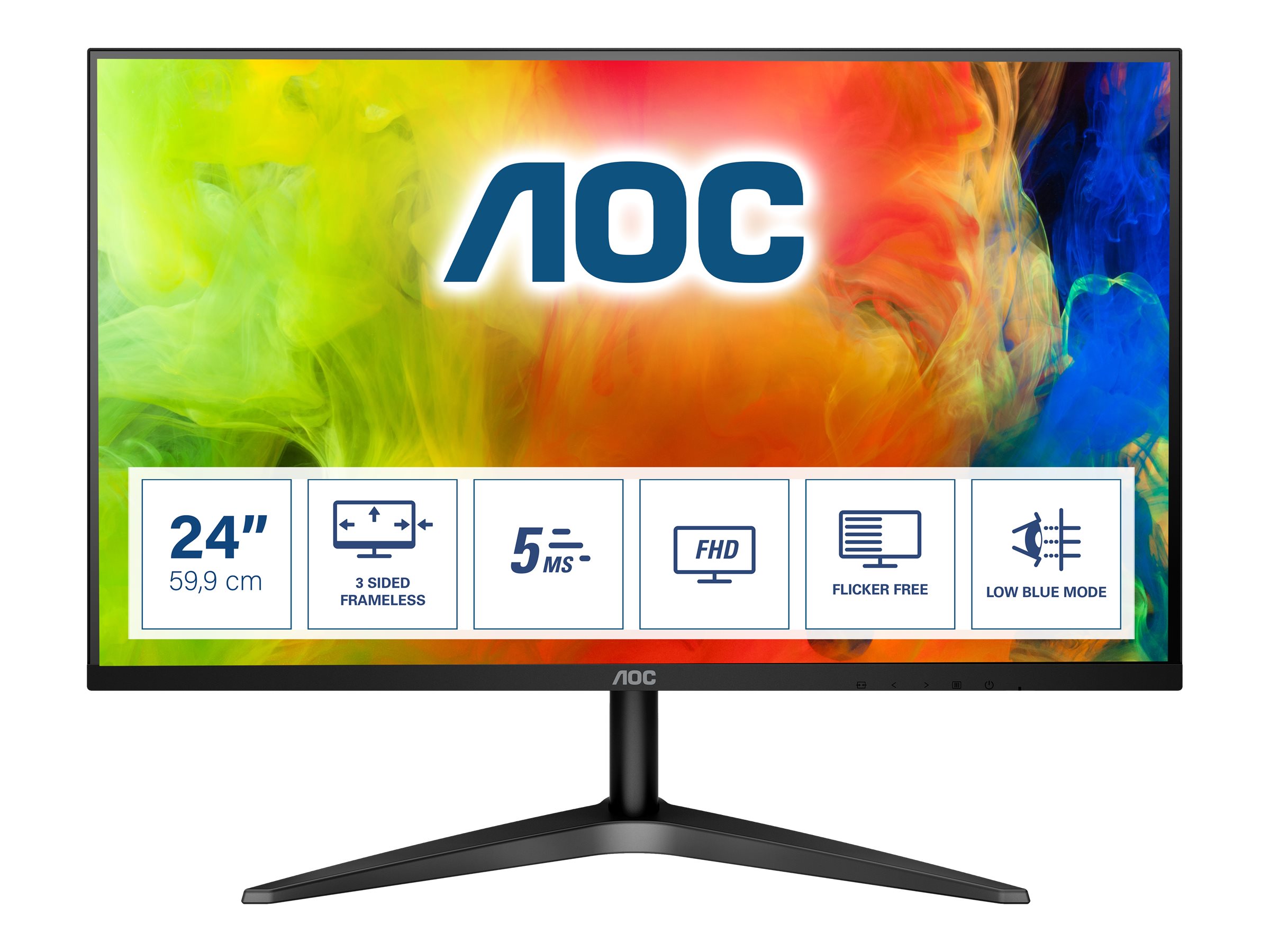 AOC 59,9cm (23,6) 24B1H     16:09 HDMI+VGA MVA black