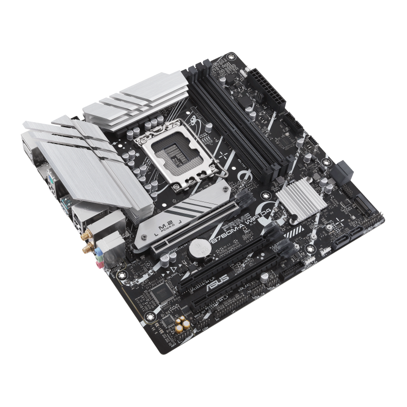 ASUS PRIME B760MA WIFI D4 LGA 1700 4xDDR4 microATX 4xSATA MB 1xHDMI 21 1xDP 14 1xDSub 2xM2