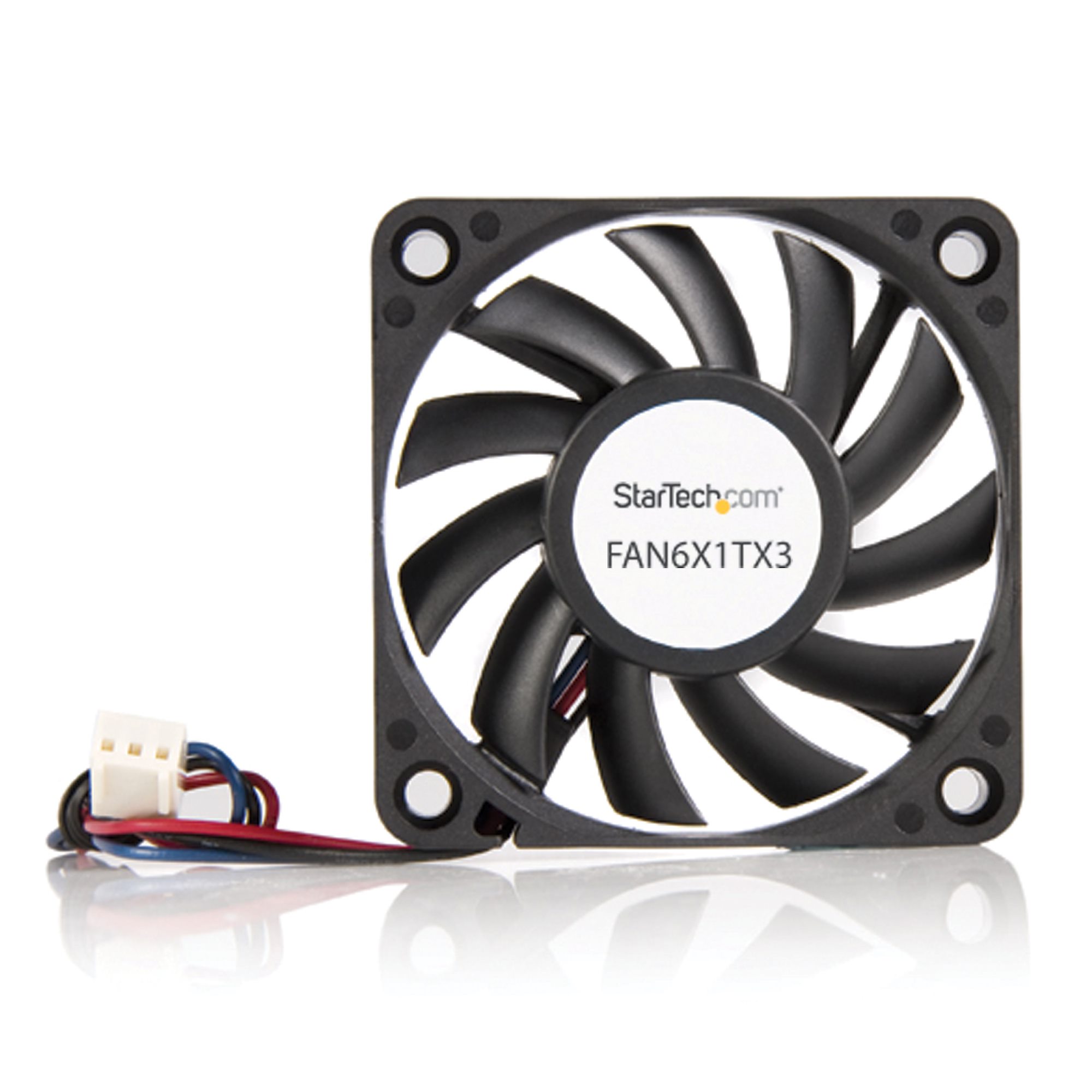 STARTECHCOM 60x10mm Replacement Ball Bearing Computer Case Fan w TX3 Connector