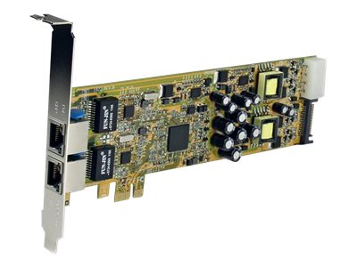 STARTECH.COM Dual Port PCI Express Gigabit Netzwerkkarte - 2 Port RJ45 PCIe PoE/PSE NIC Server Adapter - 10/100/1000 Mbit