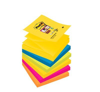 Post-it® Super Sticky Z-Notes Carnival Haftnotizen extrastark R3306SR farbsortiert, 6 Bloecke Post-it® Super Sticky Z-Notes Carnival Haftnotizen extrastark R3306SR farbsortiert, 6 Bloecke