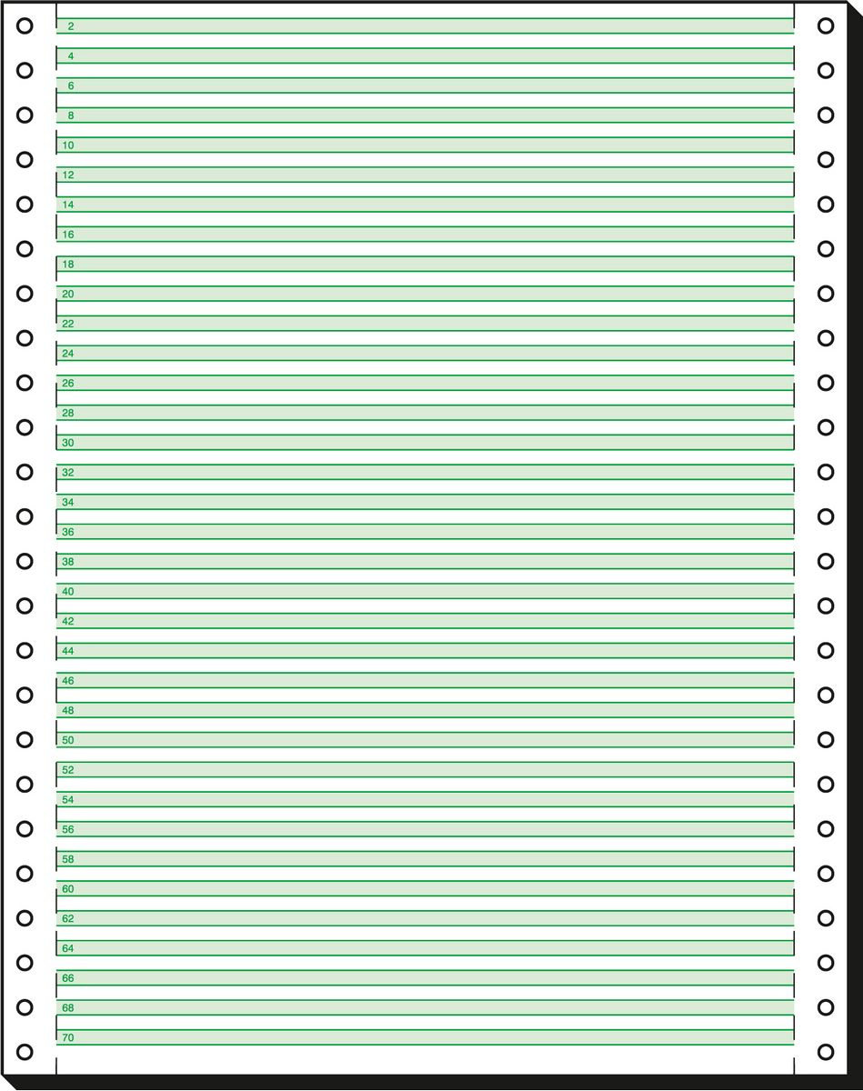 SIGEL Endlospapier A4 hoch 1-fach, 60 g/qm gruen 2.000 Blatt SIGEL Endlospapier A4 hoch 1-fach, 60 g/qm gruen 2.000 Blatt