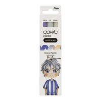 COPIC® Ciao Serene Palette Layoutmarker-Set farbsortiert 1,0 + 6,0 mm, 3 St. COPIC® Ciao Serene Palette Layoutmarker-Set farbsortiert 1,0 + 6,0 mm, 3 St.