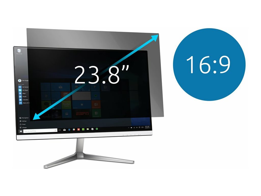 Kensington Display-Blickschutzfolie fuer 60,5 cm (23,8 Zoll) Kensington Display-Blickschutzfolie fuer 60,5 cm (23,8 Zoll)