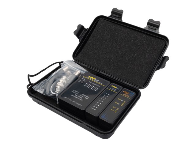 DIGITUS Netzwerk und Kommunikationskabel Tester, RJ45 und BNC