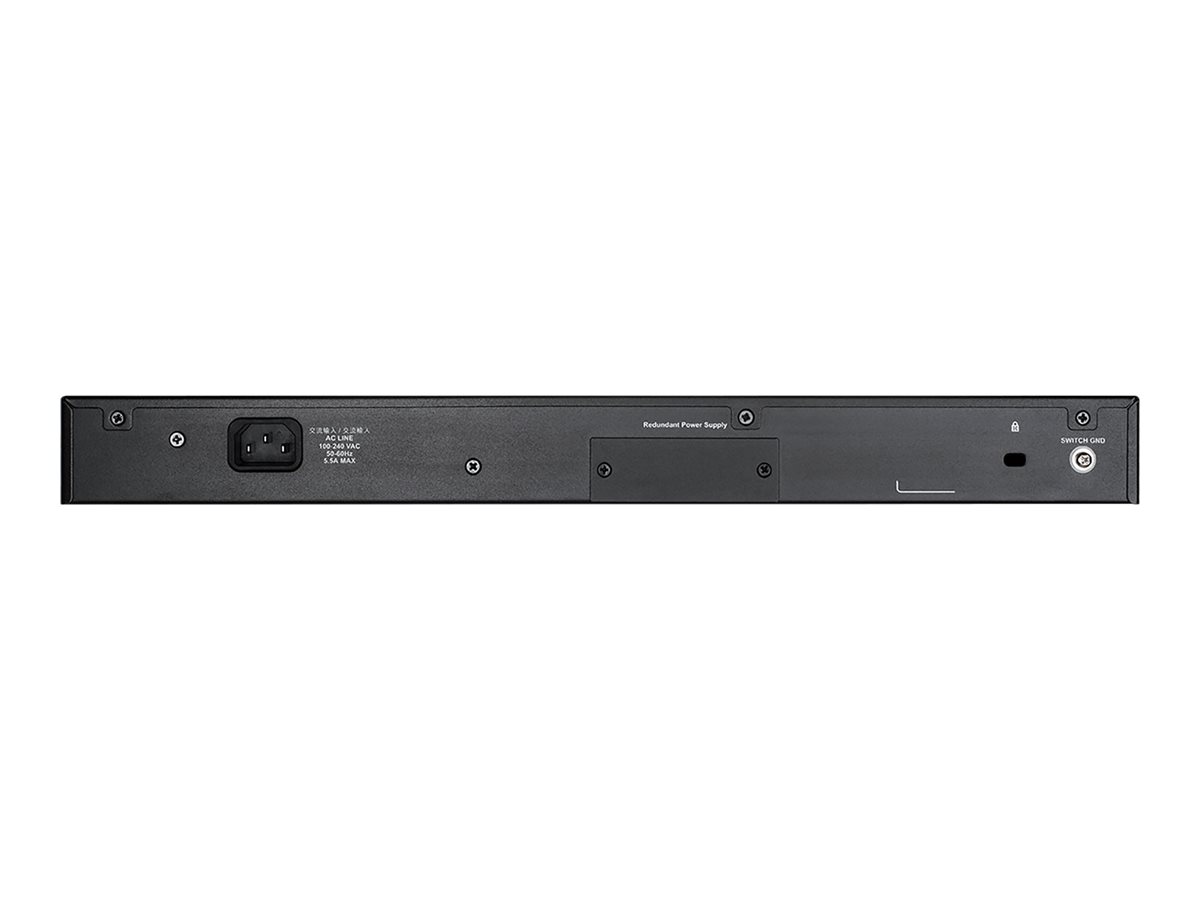 D-LINK DGS-1510-52XMP/E 52-Port Smart Managed PoE+ Gigabit Stack Switch 48x 10/100/1000 Mbps PoE 4x 10G SFP+