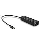 LINDY USB 3.1 Hub und Gigabit Ethernet Adapter USB 3.1 Gen 1 / USB 3.0 USB Typ C