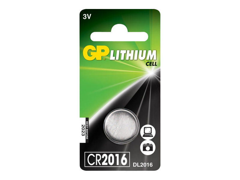 GP Knopfzelle CR2016 3,0 V