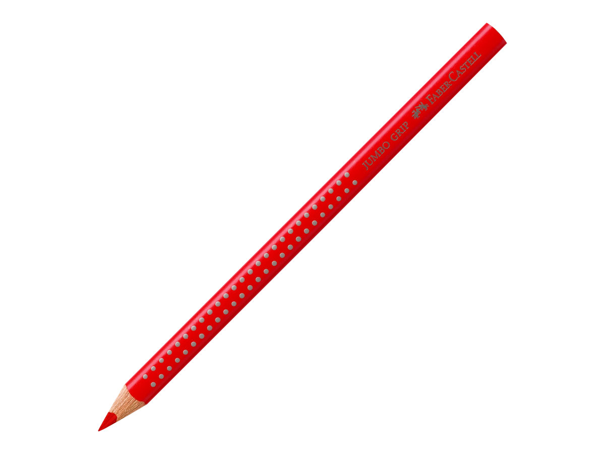 FABER-CASTELL Jumbo Grip Buntstift rot, 1 St. FABER-CASTELL Jumbo Grip Buntstift rot, 1 St.