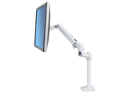 ERGOTRON LX LCD Arm fuer Tischmontage hoher Pfahl weiss fuer Display bis 31,3cm 32Zoll 3,2-11,3kg VESA 75X75 100X100mm