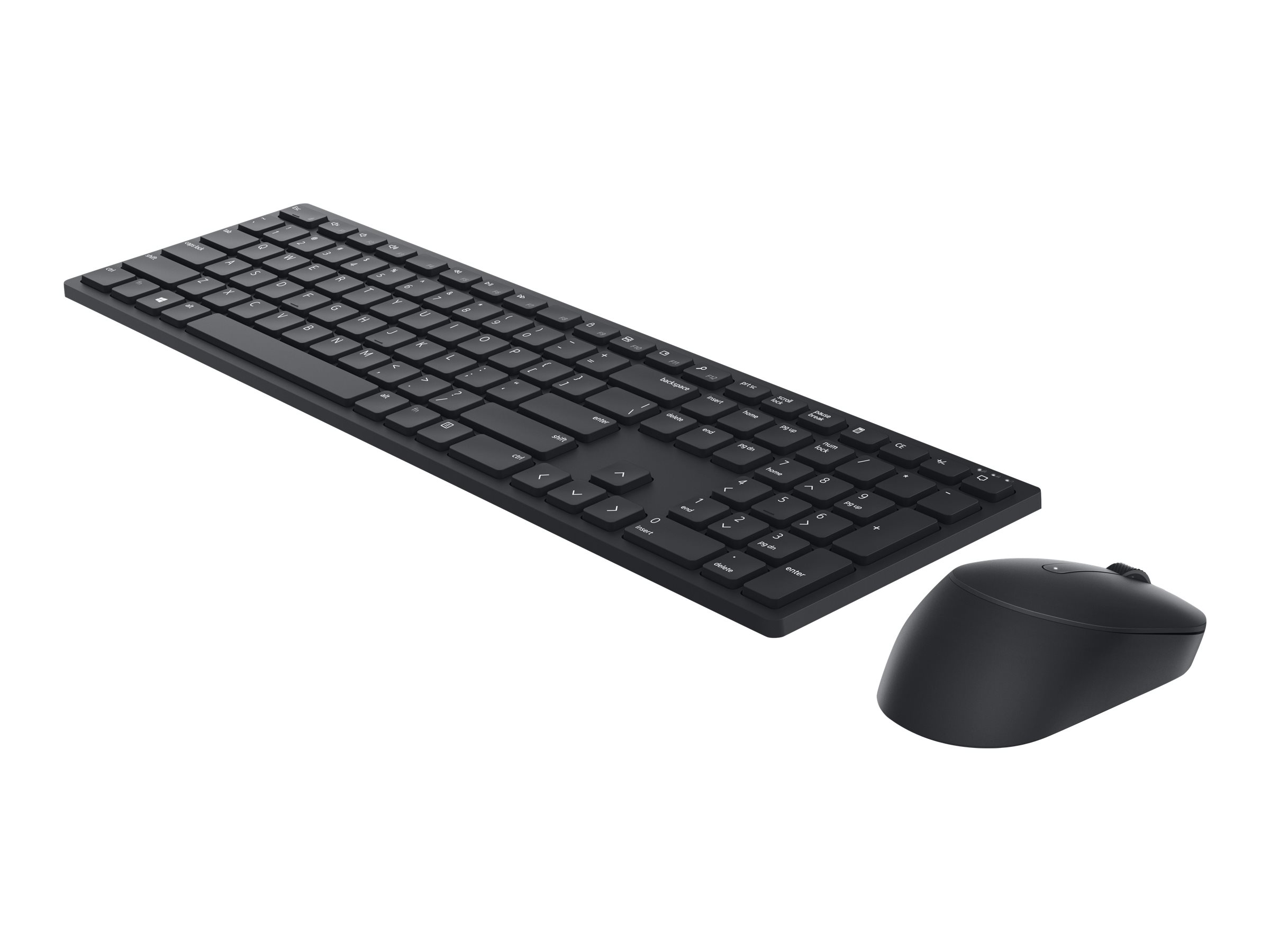 Dell Pro Tastatur-und-Maus-Set KM5221W - Französisches Layout - Schwarz