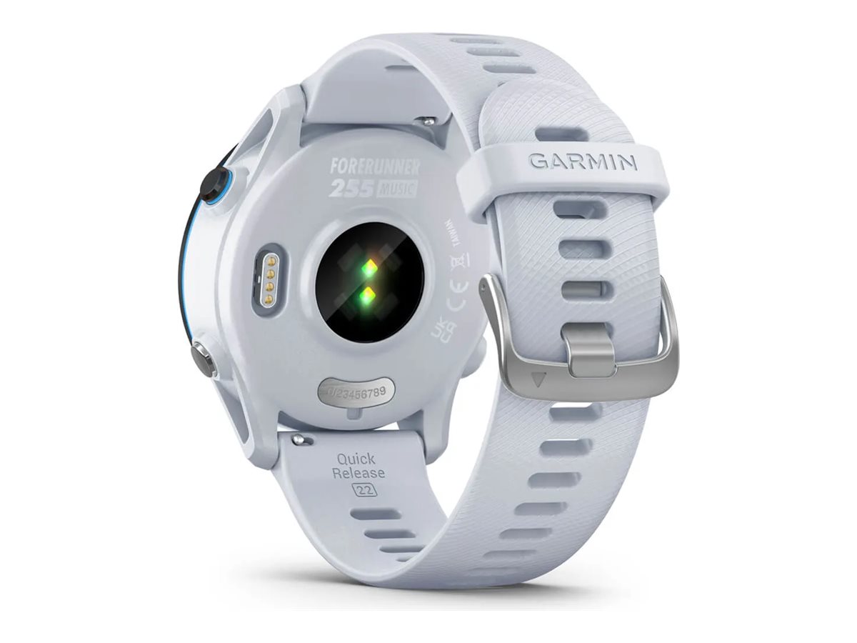 GARMIN Forerunner 255 Music Smartwatch steinweiss, schwarz