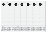 SIGEL Schreibtischunterlage MONATSPLANER 2020/2021/2022 schwarz/weiss Papier 59,5 x 41,0 cm, 12 Blatt SIGEL Schreibtischunterlage MONATSPLANER 2020/2021/2022 schwarz/weiss Papier 59,5 x 41,0 cm, 12 Blatt