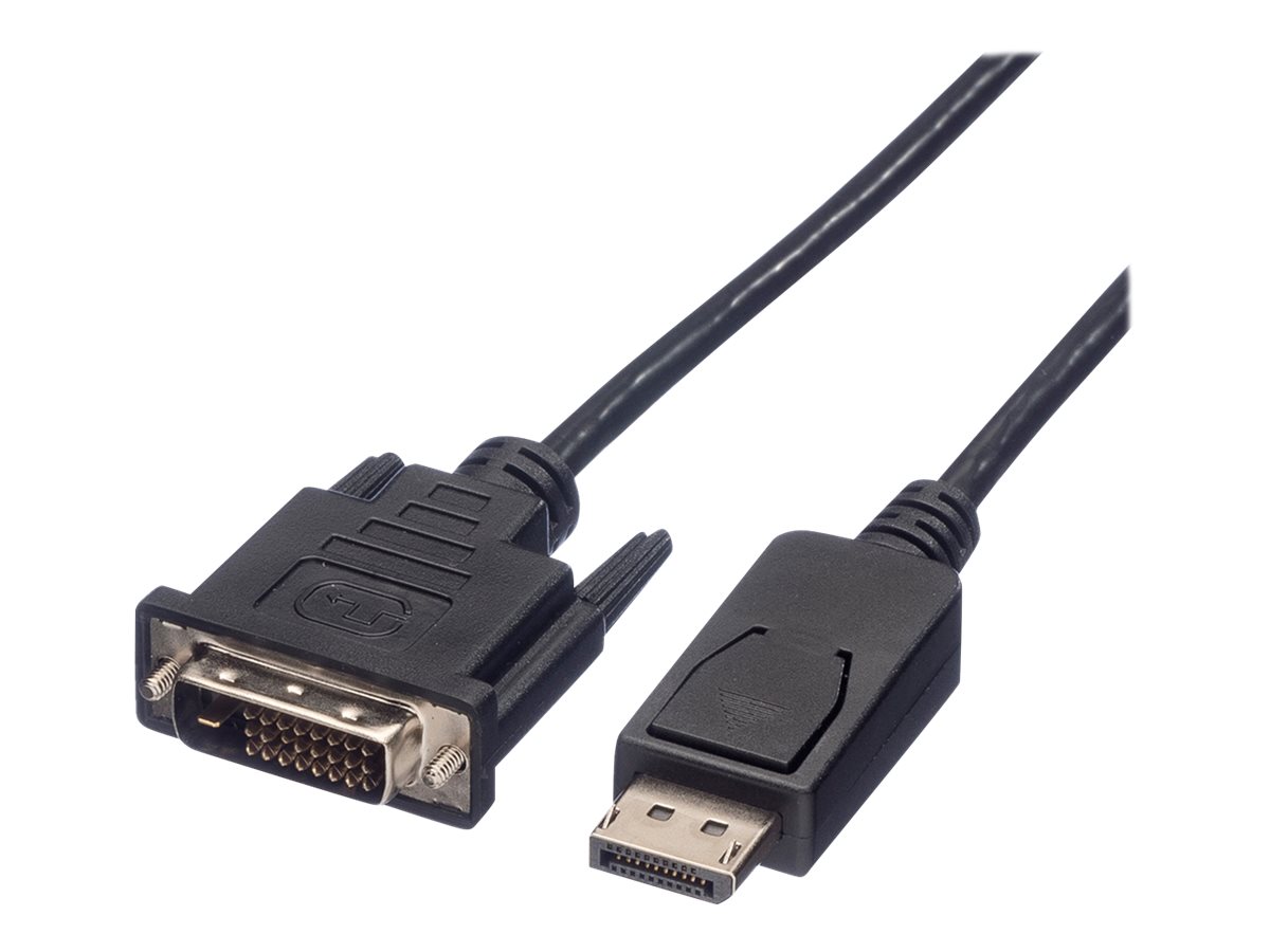 ROLINE DisplayPort Kabel DP ST DVI ST schwarz 15m