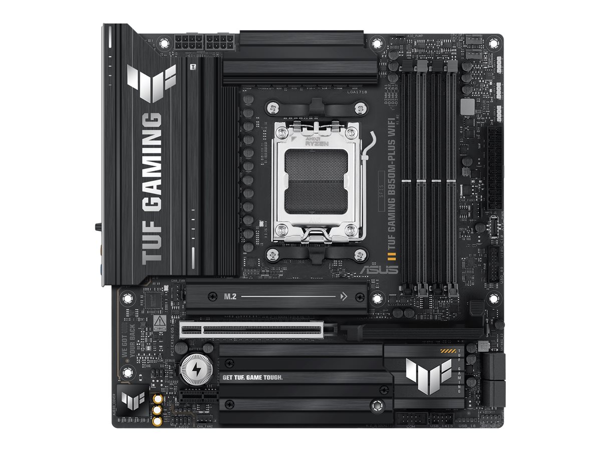 ASUS TUF GAMING B850M-PLUS WIFI AM5 DDR5 micro ATX MB 1xHDMI 1xDP 3xM.2 4xSATA ASUS TUF GAMING B850M-PLUS WIFI AM5 DDR5 micro ATX MB 1xHDMI 1xDP 3xM.2 4xSATA