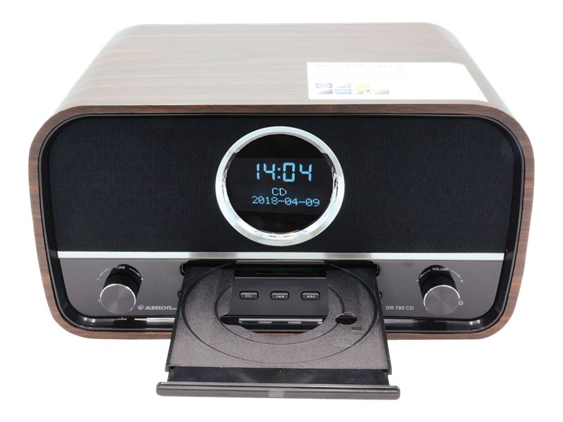 Albrecht DR 790 CD Digital-, UKW-Radio,Bluetooth, CD-Player, USB Albrecht DR 790 CD Digital-, UKW-Radio,Bluetooth, CD-Player, USB