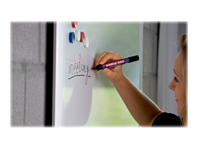 edding 360 WhiteboardMarker schwarz 1,5 3,0 mm, 10 St