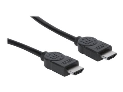 MANHATTAN High Speed HDMI-Kabel mit Ethernet-Kanal HEC ARC 3D 4K30Hz HDMI-Stecker auf HDMI-Stecker geschirmt schwarz 3m MANHATTAN High Speed HDMI-Kabel mit Ethernet-Kanal HEC ARC 3D 4K30Hz HDMI-Stecker auf HDMI-Stecker geschirmt schwarz 3m