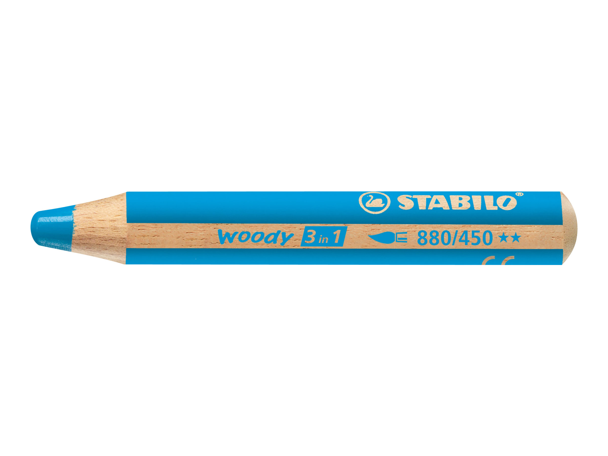 STABILO woody 3 in 1 Buntstift blau, 1 St. STABILO woody 3 in 1 Buntstift blau, 1 St.
