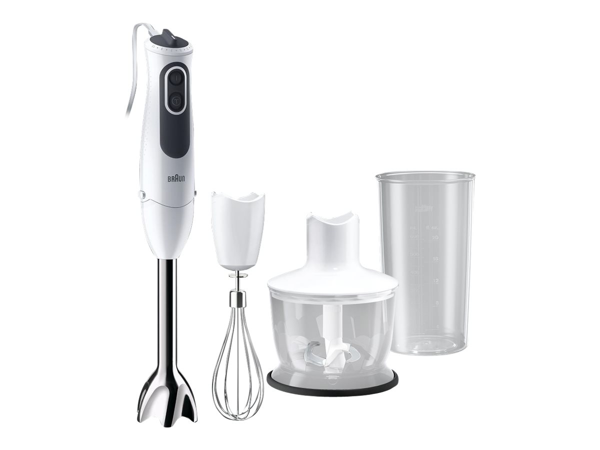Braun Stabmixer 3 Vario MQ3135 Sauce Weiss/Grau Braun Stabmixer 3 Vario MQ3135 Sauce Weiss/Grau