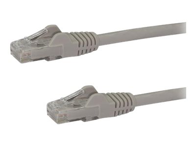 STARTECHCOM 10m Cat6 Gigabit Snagless Patchkabel RJ45 UTP Netzwerkkabel mit Schutzmanschette Cat 6 Kabel Grau