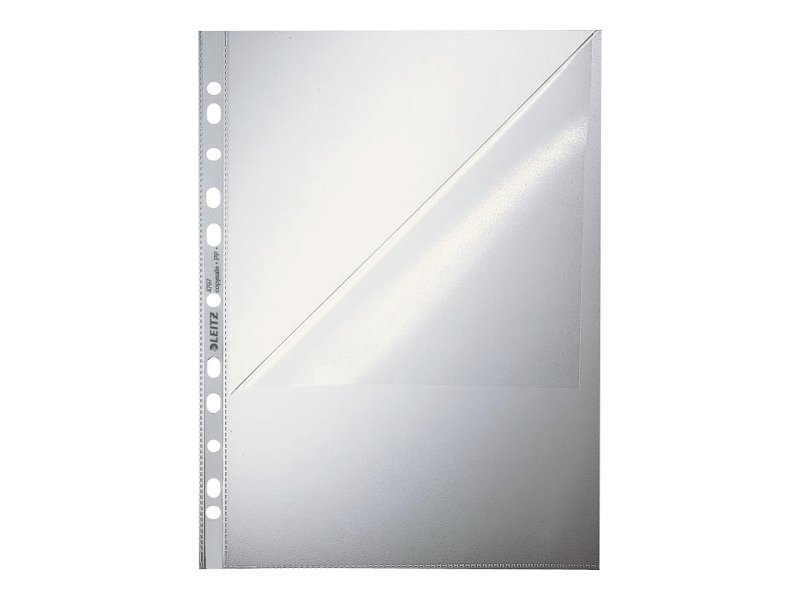 100 LEITZ Prospekthuellen 4797 DIN A4 transparent genarbt 0,085 mm