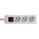 LINDY 3-fach Schuko Steckdosenleiste mit Schalter