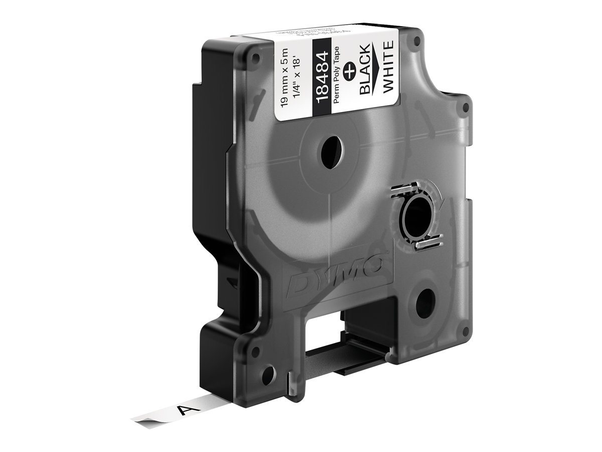 S0718220 DYMO ID1 19mm SCHWARZ-WEISS