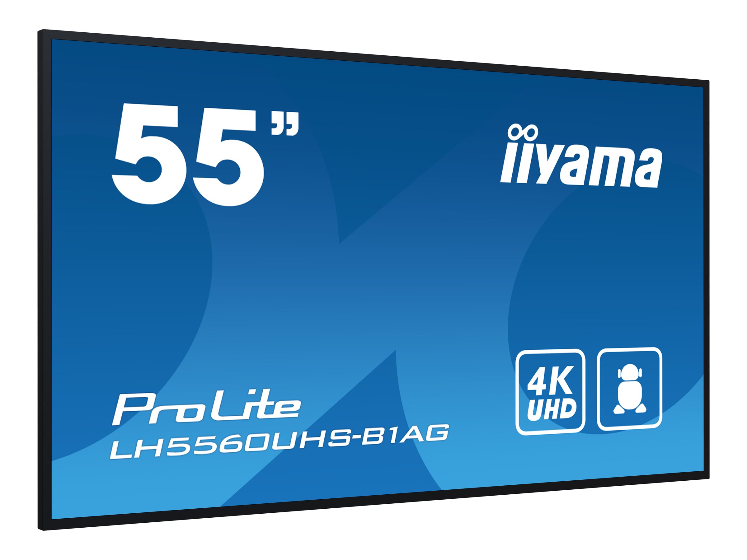 IIYAMA LH5560UHS-B1AG 139,7cm 55Zoll 3840x2160 UHD VA panel Haze 25perc 500cd/m Landscape and Portrait Wallmount Included
