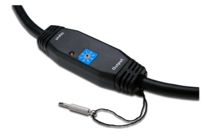 ASSMANN HDMI Anschlusskabel 2xHDMI Typ-A Stecker 19Pol AWG28 HDMI High Speed mit Signalverstaerker 20m bulk