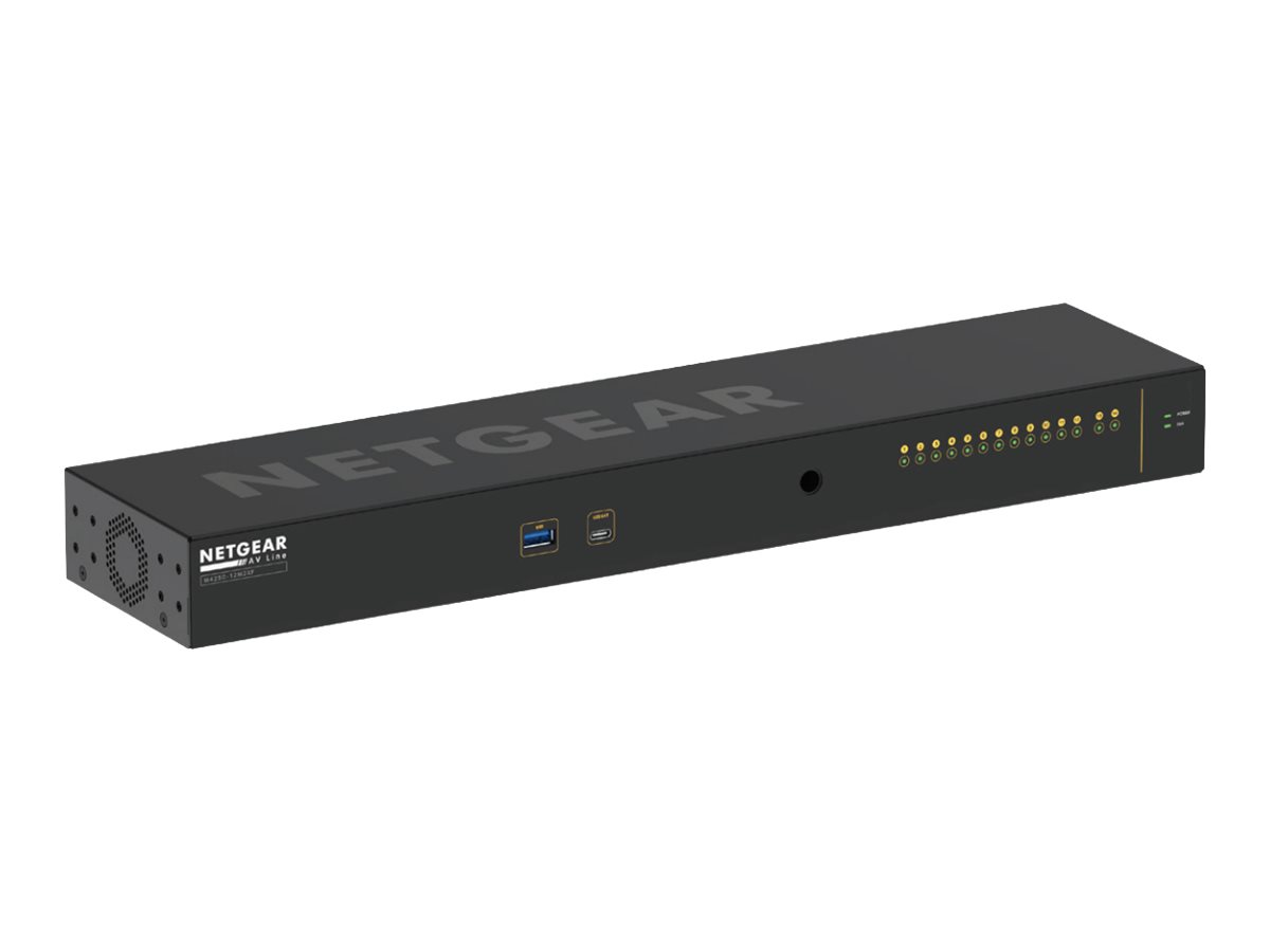 NETGEAR 14-Port AV Line M4250-12M2XF 12x2.5G and 2xSFP+ Managed Switch NETGEAR 14-Port AV Line M4250-12M2XF 12x2.5G and 2xSFP+ Managed Switch