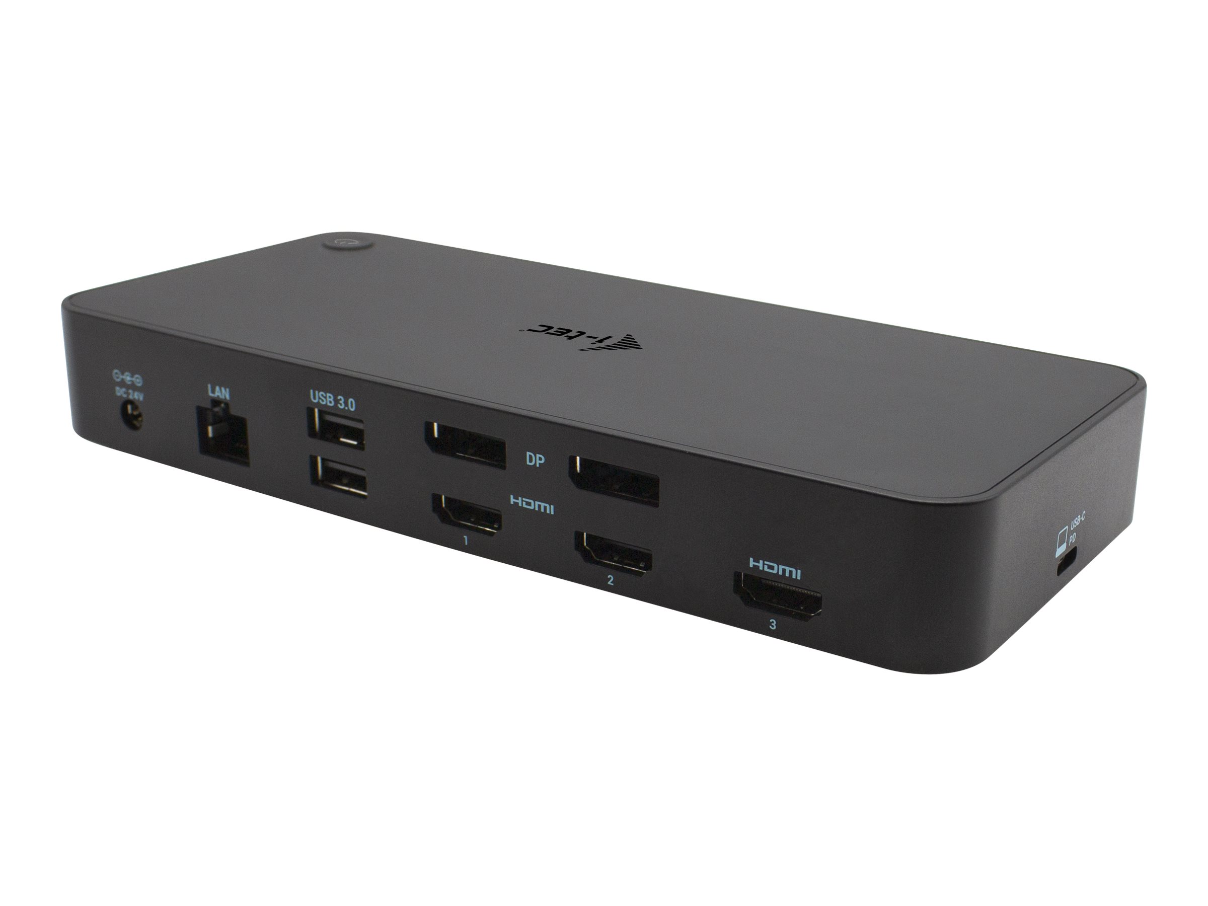 I-TEC USB 3.0/USB-C/Thunderbolt 3x 4K Docking Station 3xHDMI 2xDP GLAN 2xUSB-C 2xUSB 3.0 3.5mm Combo Audio/Mic PD 100W I-TEC USB 3.0/USB-C/Thunderbolt 3x 4K Docking Station 3xHDMI 2xDP GLAN 2xUSB-C 2xUSB 3.0 3.5mm Combo Audio/Mic PD 100W