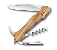 Victorinox V097 0164 Wine Master Taschenmesser, mit Holzgriff, olivenbaumholz