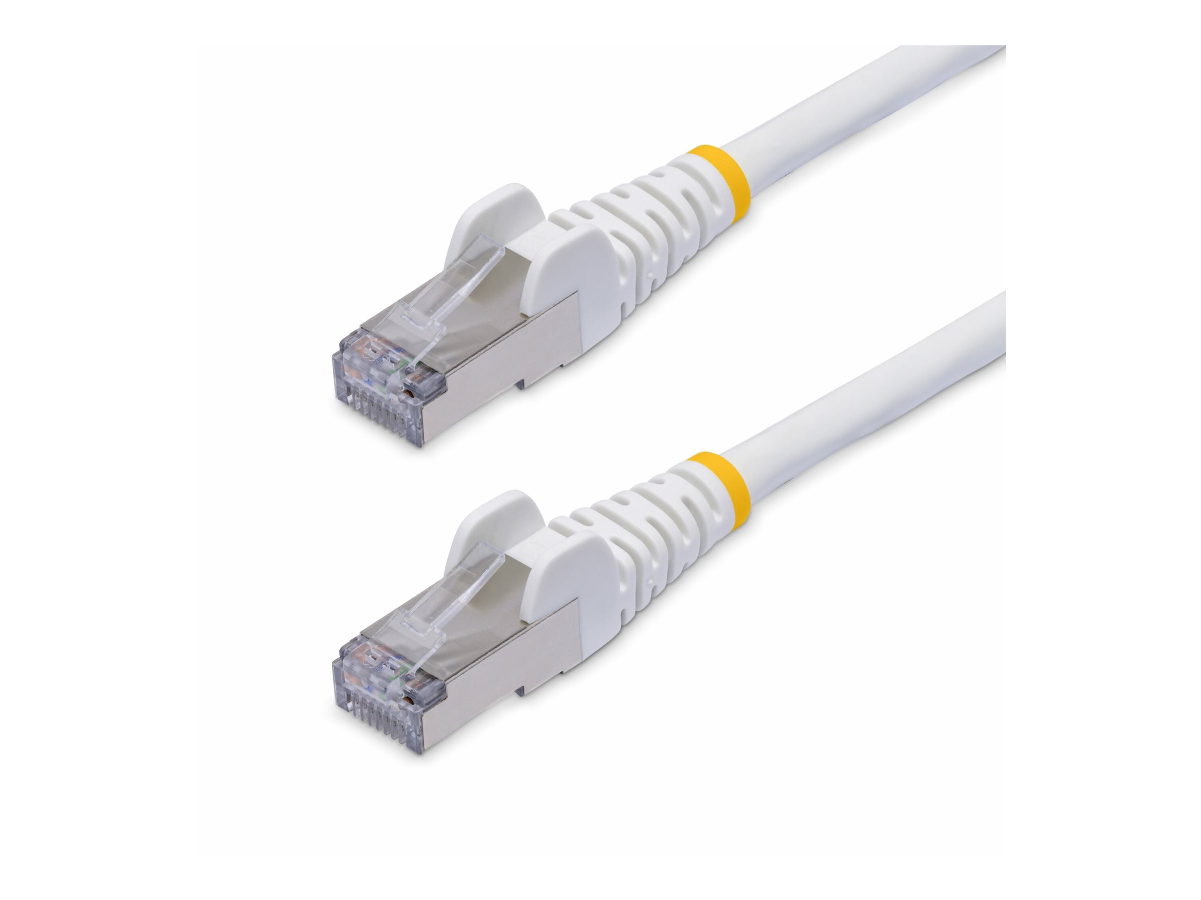 STARTECH.COM 50cm Weisses CAT8 Netzwerkkabel Snagless RJ45 Patchkabel 25G/40G LAN Kabel 2000MHz 100W PoE++ S/FTP LSZH