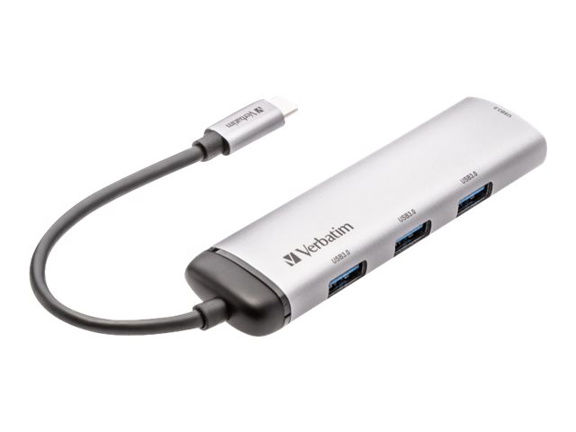 Verbatim USB-C Multiport HUB Gen.1 4-PORT USB 3.2 TYPE A Verbatim USB-C Multiport HUB Gen.1 4-PORT USB 3.2 TYPE A