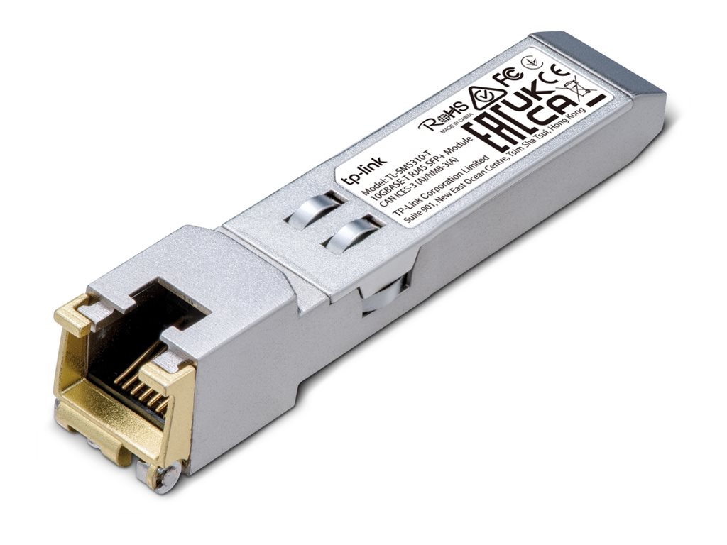 TP-LINK SM5310-T Omada 10G BASE-T RJ45 SFP+ Module Datenübertragung bis zu 30m bei 10G DDM