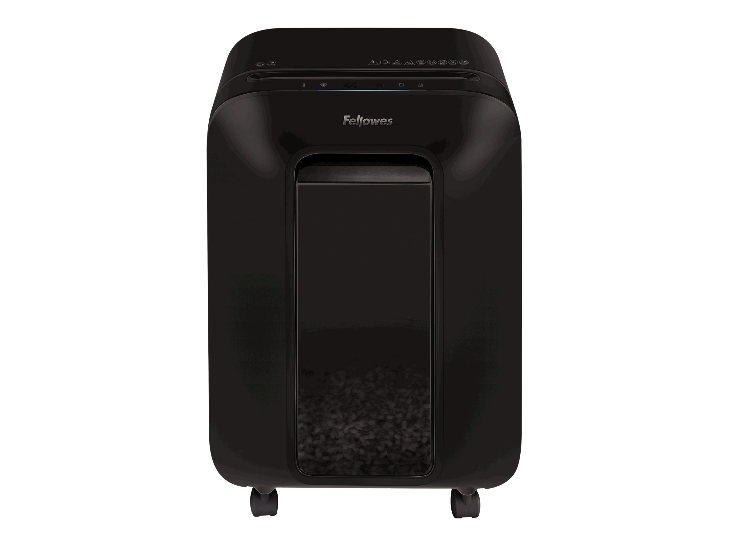 Fellowes Powershred LX200 Aktenvernichter mit Partikelschnitt P4, 4 x 12 mm, bis 12 Blatt, schwarz