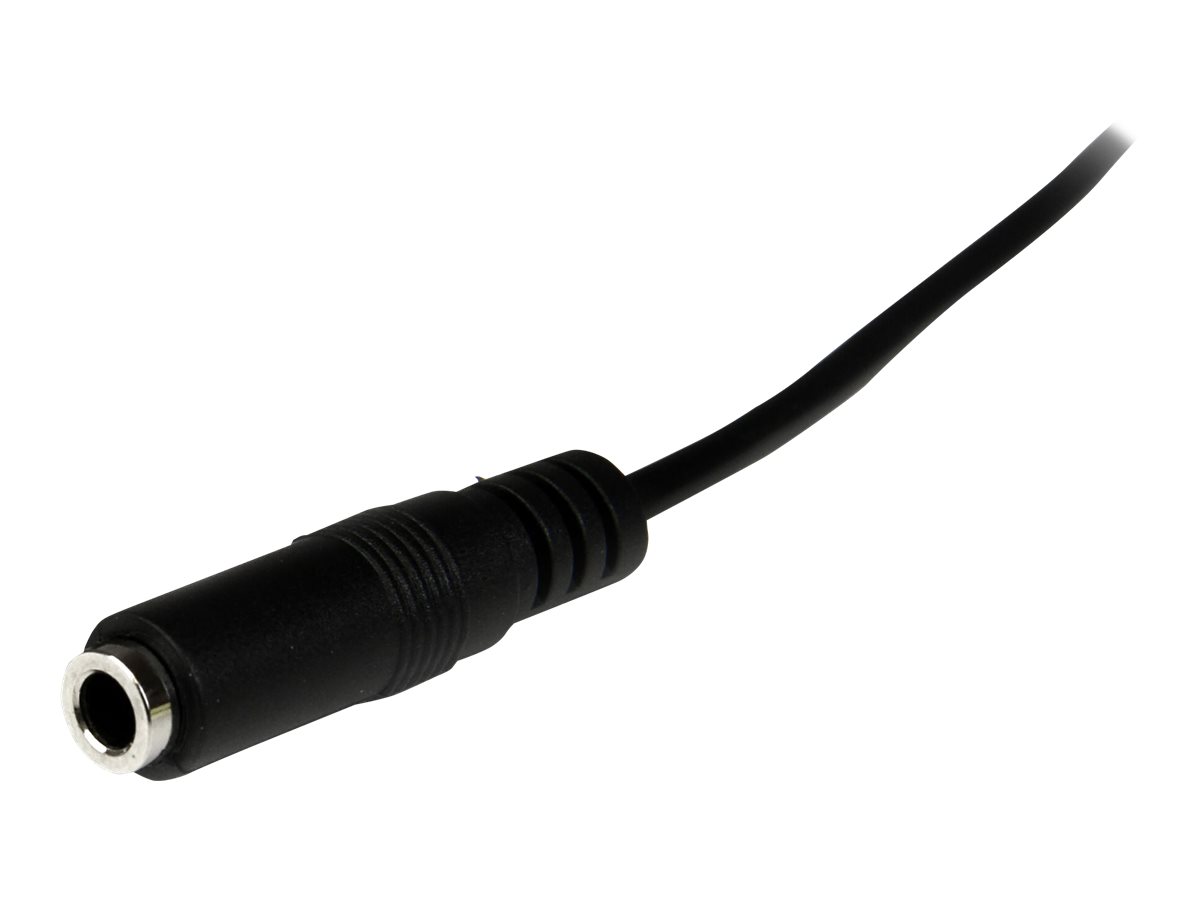 STARTECH.COM 2m Slim 3.5mm Stereo Extension Audio Cable - M/F