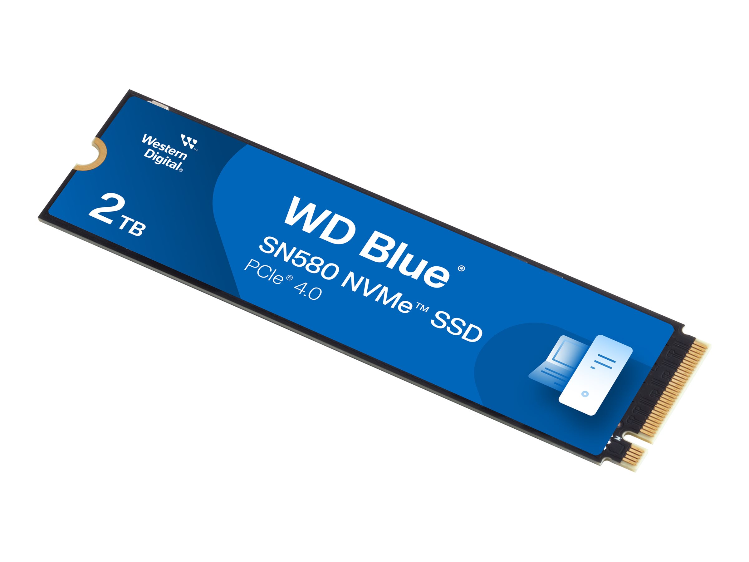 WD Blue SN580 NVMe SSD 2TB M.2 PCIe Gen4 WD Blue SN580 NVMe SSD 2TB M.2 PCIe Gen4