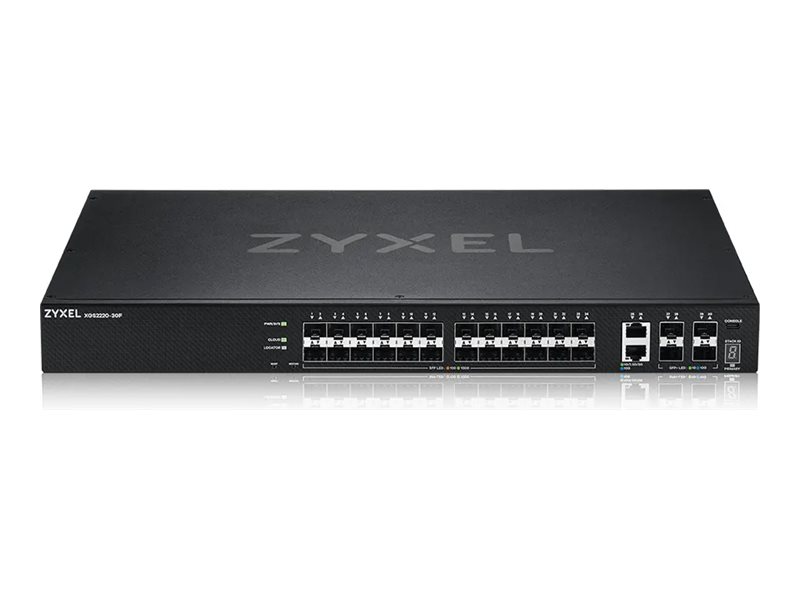 ZYXEL XGS2220-30F L3 Access Switch 24x1G SFP 2x10mG RJ45 4x10G SFP+ Uplink incl. 1Year NebulaFlex Pro ZYXEL XGS2220-30F L3 Access Switch 24x1G SFP 2x10mG RJ45 4x10G SFP+ Uplink incl. 1Year NebulaFlex Pro