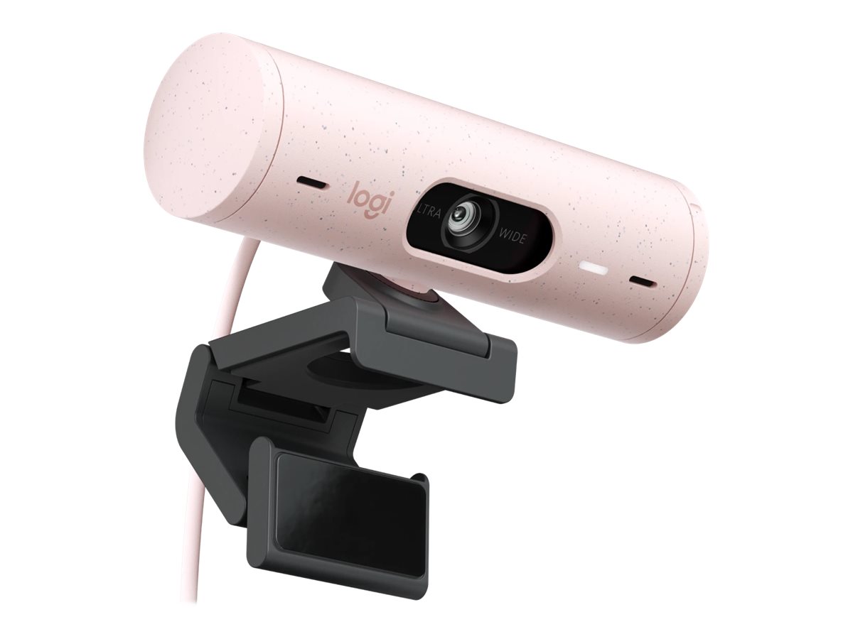 LOGITECH BRIO 500 FULL HD WEBCAM ROSA
