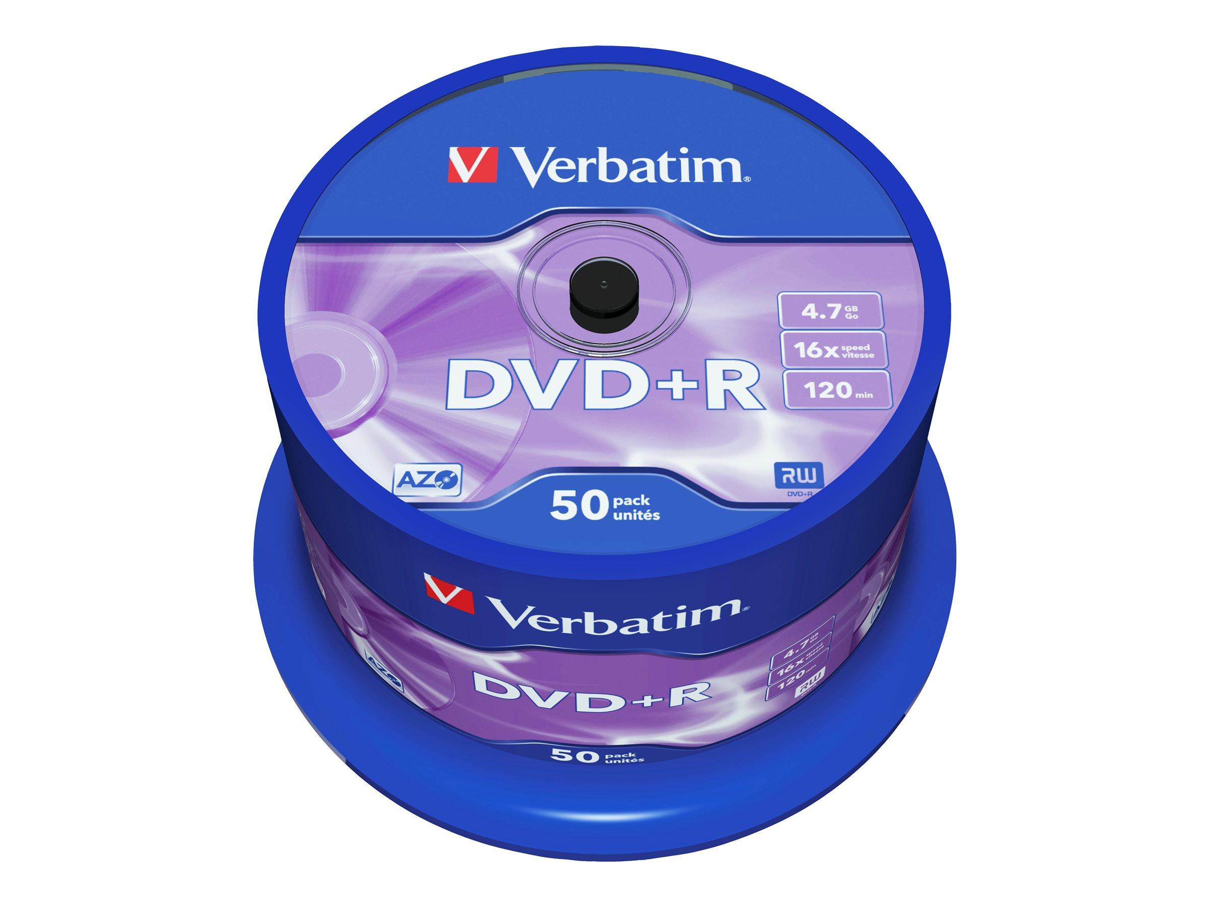 VERBATIM DVD+R 4.7GB 16x (50) SP