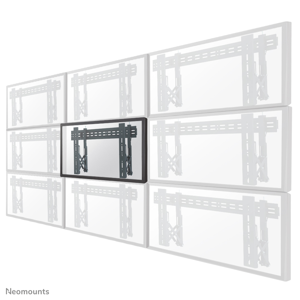 NEOMOUNTS VW1000 Videowall Wandhalterung Fix 81,28190,5cm 3275Zoll max 50kg VESA bis 600x400 Abstand zur Wand 520cm Wa