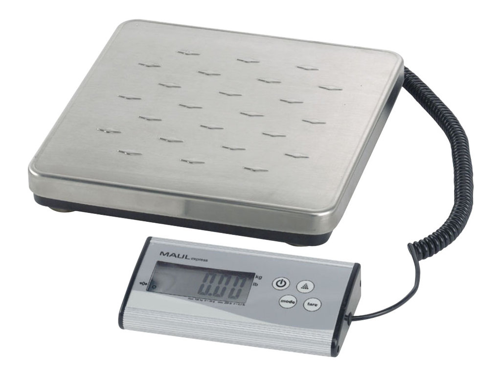 MAUL Paketwaage MAULcargo 120,0 kg silber fÃ¼r max. 120,0 kg
