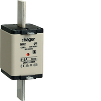 Hager NH-Sicherungseinsatz LNH2315MK NH2 gG 500V 315A Iso-Griff Hager NH-Sicherungseinsatz LNH2315MK NH2 gG 500V 315A Iso-Griff