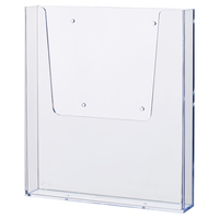 helit Wandprospekthalter transparent DIN A4 22,5 x 3,9 x 25,0 cm, 1 St