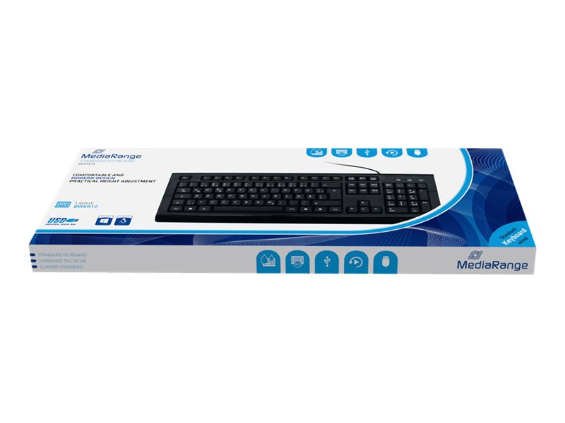 MediaRange MROS101 Tastatur kabelgebunden schwarz MediaRange MROS101 Tastatur kabelgebunden schwarz