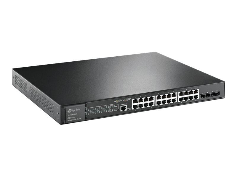 TP-LINK SG3428XMP Omada L2+ Managed Switch 24× Gigabit PoE+ 4× 10GE SFP+ TP-LINK SG3428XMP Omada L2+ Managed Switch 24× Gigabit PoE+ 4× 10GE SFP+