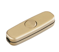 Bachmann Schnurzwischenschalter 924.046 1polig gold/gold Bachmann Schnurzwischenschalter 924.046 1polig gold/gold