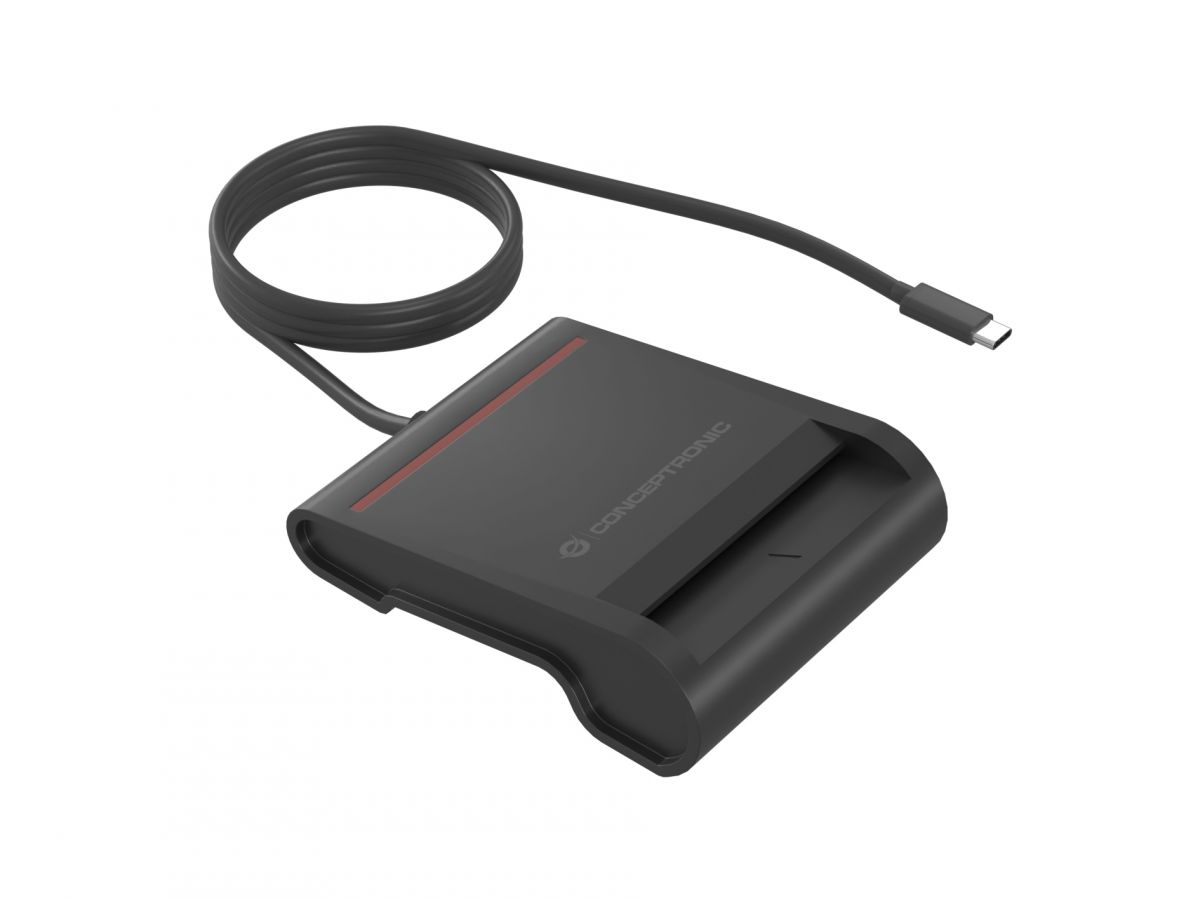 CONCEPTRONIC SmartID Kartenleser USBC20 schwarz